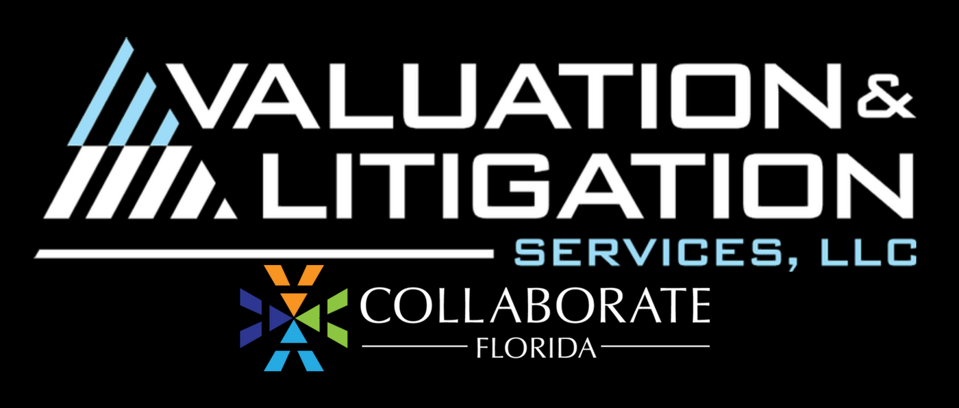 Valuation & Litigation Services, LLC and Collaborate Florida logos